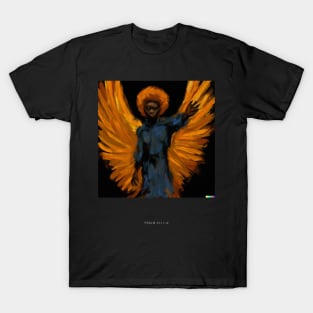 Black Angel Male T-Shirt
